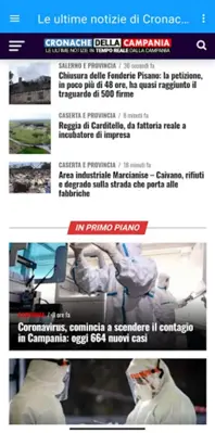 Cronache della Campania android App screenshot 0