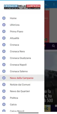 Cronache della Campania android App screenshot 1